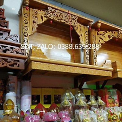 Bàn Thờ Trang Nhà gỗ Xoan 60cm; 68cm; 81cm; 88cm; 107cm; 127cm
