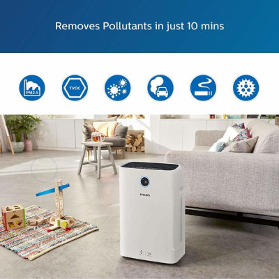 Máy lọc không khí kiêm tạo độ ẩm.2 trong 1 nhãn hiệu Philips Series 2000 AC2726/00 - HÀNG NHẬP KHẨU