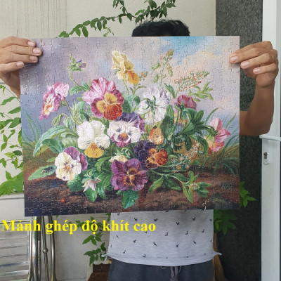 Bộ Tranh Xếp Hình Minh Châu 500 Mảnh – Đức Phật (Kích Thước 40x50cm)