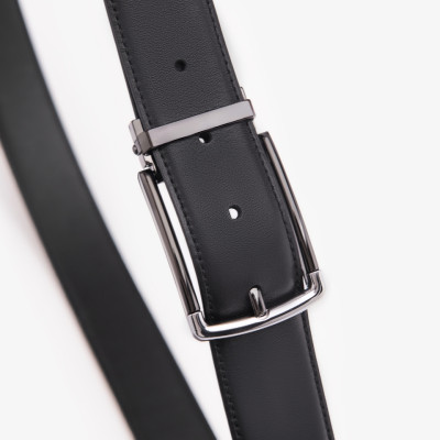 Dây Lưng Nam Thắt Lưng Chính Hãng GENCE LG47 Da Bò Cao Cấp Màu Đen