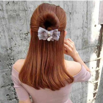 Dây tạo kiểu tóc búi dễ dàng hình nơ dễ thương (Giao màu ngẫu nhiên) M5