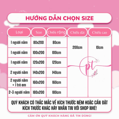 Nệm Cao Su Non American Dày 10cm Thẳng Hoặc Gấp 3 Đủ Size 