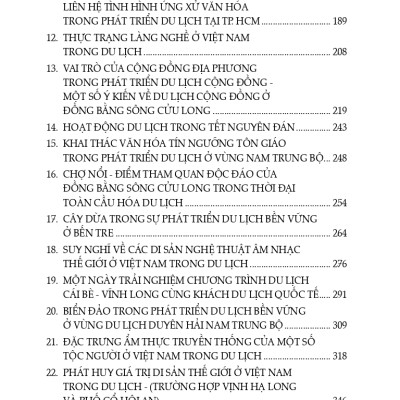 Một Số Vấn Đề Về Văn Hóa Du Lịch Việt Nam (Tái bản có sửa chữa, bổ sung)