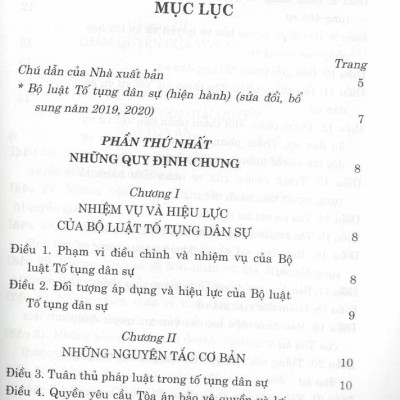 Bộ Luật Tố Tụng Dân Sự (Hiện Hành) (Sửa Đổi, Bổ Sung Năm 2019, 2020) - Tái bản năm 2022