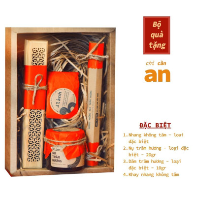 Bộ Quà Tặng Trầm Hương Cao Cấp An Lộc Phúc 3 Lành Sinh Nhật Tân Gia Mong An Yên Tài Lộc Phúc Lành Trang Trí Nhà Cửa