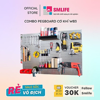 Bảng treo dụng cụ Pegboard cơ khí WB3