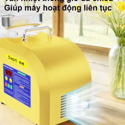 Máy ép dầu ăn thực vật, dùng trong gia đình thương hiệu Mỹ cao cấp Septree Z6 - Công suất 1250W - Hàng Chính Hãng (BH 1 NĂM)