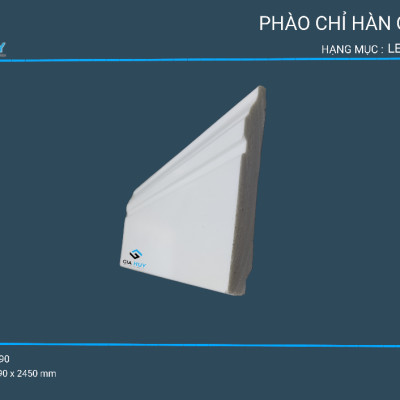 Phào Chỉ Len Chân Hàn Quốc 9cm