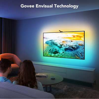Đèn LED dây mở rộng màn hình Govee Immersion TV Backlights T1 (75-85") | Cảm biến nhạc, đổi màu theo màn hình siêu mượt