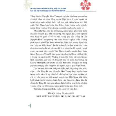 Xây dựng và phát triển nền đối ngoại, ngoại giao toàn diện, hiện đại, mang đậm bản sắc “cây tre Việt Nam” (bản in 2023)