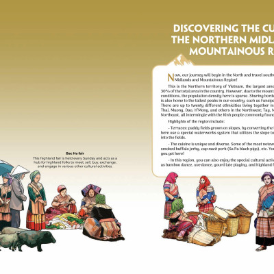 Picture Atlas Of Vietnam - The Land Of Charm - Đất Nước Gấm Hoa - Bìa Cứng (English Version)