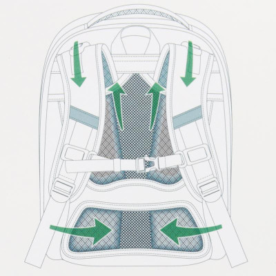 Ba Lô Chống Gù Học Sinh - Binbes B-3587 - Màu Hồng Nhạt