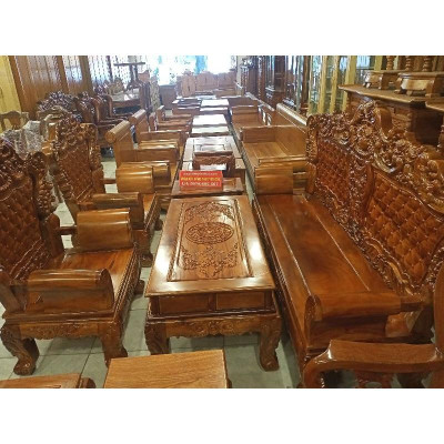 Bàn Thờ Thần Tài Ông Địa 42-68cm gỗ Xoan