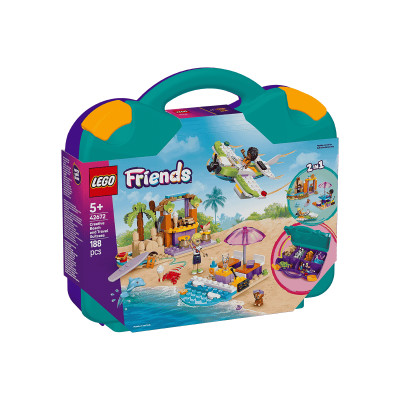 LEGO FRIENDS 42672 Đồ Chơi Lắp Ráp Vali Du Lịch Biển Sáng Tạo (188 chi tiết)