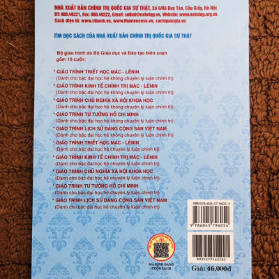 Giáo Trình Chủ Nghĩa Xã Hội Khoa Học (Dành Cho Bậc Đại Học Hệ Không Chuyên Lý Luận Chính Trị)