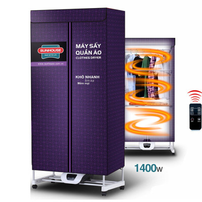Máy Sấy Quần Áo Sunhouse SHD2707 - Tím - Hàng chính hãng