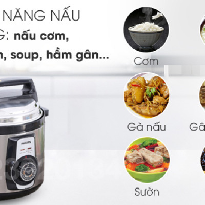 Nồi áp suất điện  Philips HD2103/66 - Hàng chính hãng