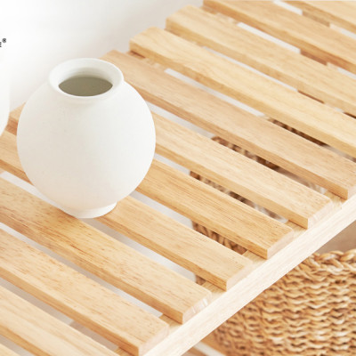 KỆ ĐỰNG GIÀY GỖ 2 TẦNG HÀN QUỐC MÀU GỖ TỰ NHIÊN - BENCH 2F NATURAL SIZE M