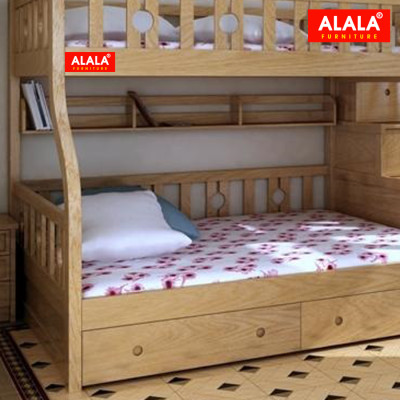 Giường tầng ALALA116 cao cấp/ Miễn phí vận chuyển và lắp đặt/ Đổi trả 30 ngày/ Sản phẩm được bảo hành 5 năm từ thương hiệu ALALA/ Chịu lực 700kg