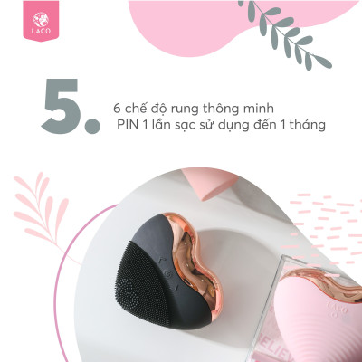 LACO CLEANING FACIAL LUXURY Máy Rửa Mặt LacoLuxury chính hãng 100% sạch sâu, tan nọng cầm