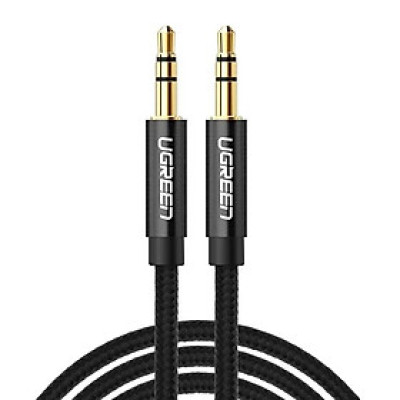 Ugreen UG50361AV112TK 1M màu Đen Cáp âm thanh 2 đầu 3.5mm dương - HÀNG CHÍNH HÃNG