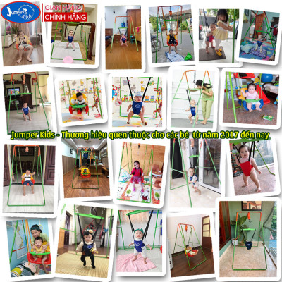 Ghế Xích Đu (Chưa Có Khung) Có Mặt Bàn Ăn Dặm Và Dây Treo Dùng Với Khung Xích Đu Nhún Nhảy Tập Đi Cho Bé JUMPER KIDS