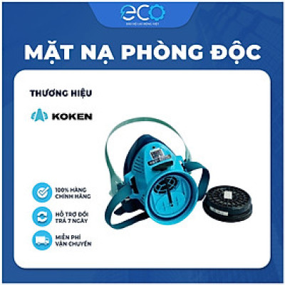 Mặt nạ chống hóa chất Koken G7 Nhật Bản dùng những nơi hóa chất, khí độc, bụi bẩn