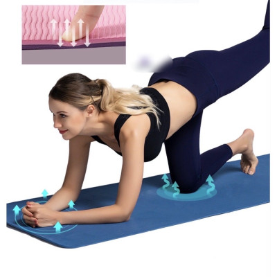 Thảm tập yoga xịn dày  2 lớp  ,thảm tập gym  ,thiết kế dạng hạt nổi ,ma sát tốt ,độ bám cao tránh trơn trượt , sử dụng được trên mọi bề mặt 