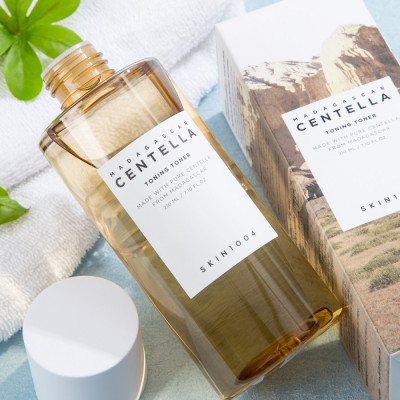 Bộ 3 Sản Phẩm Dưỡng Da Giảm Mụn Phục Hồi Da Skin1004 Madagascar Centella (Gồm Toner 210ml+ Serum 55ml+ Cream Soothing 75ml)