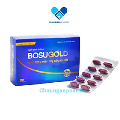 Đạm dinh dưỡng Bosugold DHT Hộp 30 viên - Hỗ trợ trẻ ăn ngon miệng, tăng cường chuyển hóa và hấp thu các chất dinh dưỡng