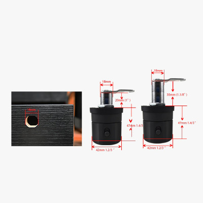 Khóa tủ chỉ bằng 1 cú xoay Camlock A7-29