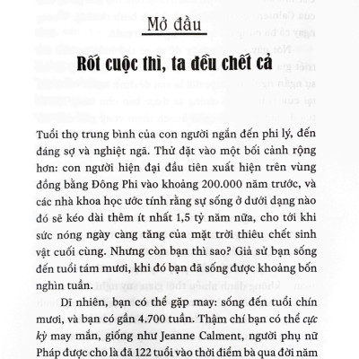 Bốn Nghìn Tuần - Quản Lý Thời Gian Khi Cuộc Đời Là Hữu Hạn
