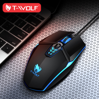 Chuột Gaming T-Wolf G510 Led USB - Hàng Chính Hãng
