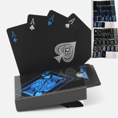 Bộ bài tây màu đen cao cấp 52 lá bài nhựa - Bộ bài poker- hàng chính hãng