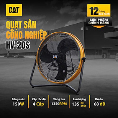 Quạt công nghiệp Caterpillar HV-20S 20inch công suất 150W - HÀNG CHÍNH HÃNG