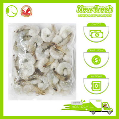  [GIAO NHANH HCM] Tôm Sú Sinh Thái Hữu Cơ Lột Vỏ Còn Đuôi Size Lớn - Hộp 500Gr