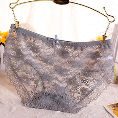 Quần Lót Nữ Lưới Kết Hợp Ren Thoáng Khí Sexy Trong Suốt (WL51)