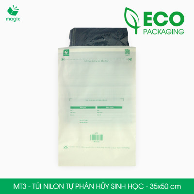 MT3 - 50x35 cm - 25 Túi nilon (tự phân hủy sinh học) đóng hàng