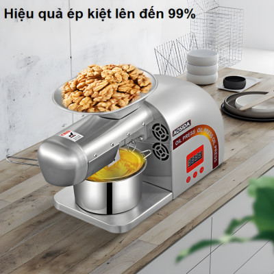 Máy ép dầu thực vật nóng và lạnh thương hiệu Anh Quốc cao cấp Aosida WF-ZN168 - Công suất 1800W - Hàng Chính Hãng