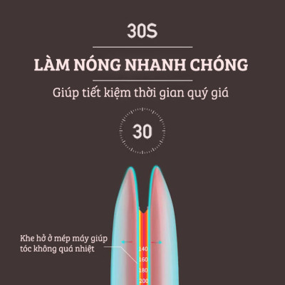 Máy Uốn Tóc Và Duỗi Tóc Tạo Kiểu DAMAS D578A -  Ép, là thẳng, uốn cụp, làm xoăn đa năng tiện lợi dễ dàng sử dụng - Hàng Chính Hãng