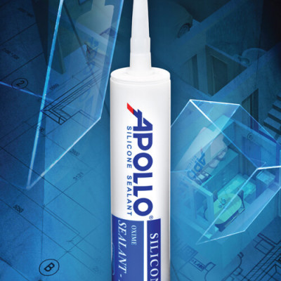 Keo silicon Apollo A600 chống thấm tốt, bền bỉ (keo trong - keo trắng đục) 300ml