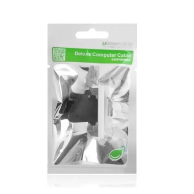 Ugreen UG20318MM113TK Màu Đen Mặt nạ HDMI âm tường gập 90 độ cao cấp - HÀNG CHÍNH HÃNG