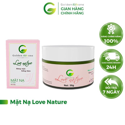 Combo Mặt Nạ Tảo Biển Love Nature 30G + Sữa Rửa Mặt Love Nature 50ML GOLDEN LIFE ONE