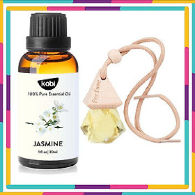 Tinh Dầu Hoa Lài KOBI 30ml nguyên chất tặng kèm Vỏ lọ treo khuếch tán tinh dầu siêu tiện dụng