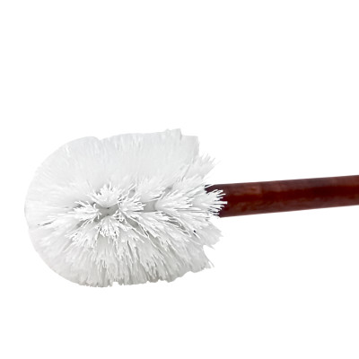 Bộ Dụng Cụ Cọ Toilet Thuỷ Tinh ROMEO Màu Trong W9xD9xH39Cm |Index Living Mall| Nội Thất Thái Lan