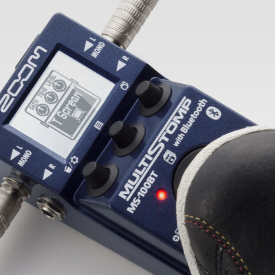 Bàn đạp ghita có Bluetooth ZOOM MS-100BT - Hàng chính hãng