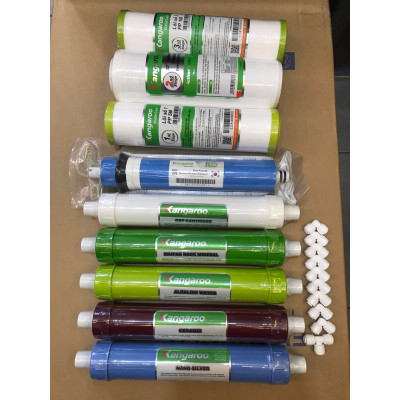 [Combo] 9 Lõi Lọc KANGAROO - Hàng chính hãng - Dùng thay cho máy lọc nước RO