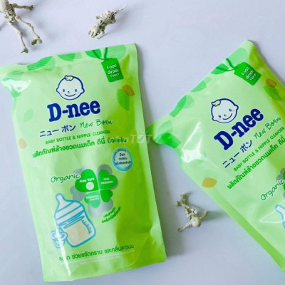 Bộ 2 Gói Nước Rửa Bình Sữa D-nee (550ml x 2)
