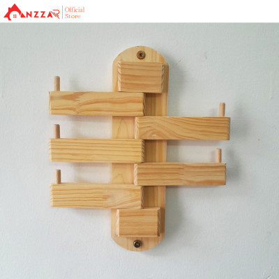 Móc gỗ gắn tường, kệ treo đồ trang trí Anzzar, decor phòng ngủ,móc treo quần áo, phụ kiện, giá gỗ treo quần áo-03
