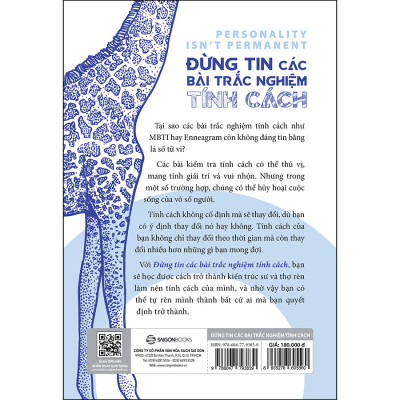 Đừng Tin Các Bài Trắc Nghiệm Tính Cách (Phá Vỡ Giới Hạn Bản Thân Để Trở Thành Phiên Bản Tốt Nhất) - những cách hiệu quả nhất để trở thành con người mà bạn có ý định trở thành và lựa chọn trở thành